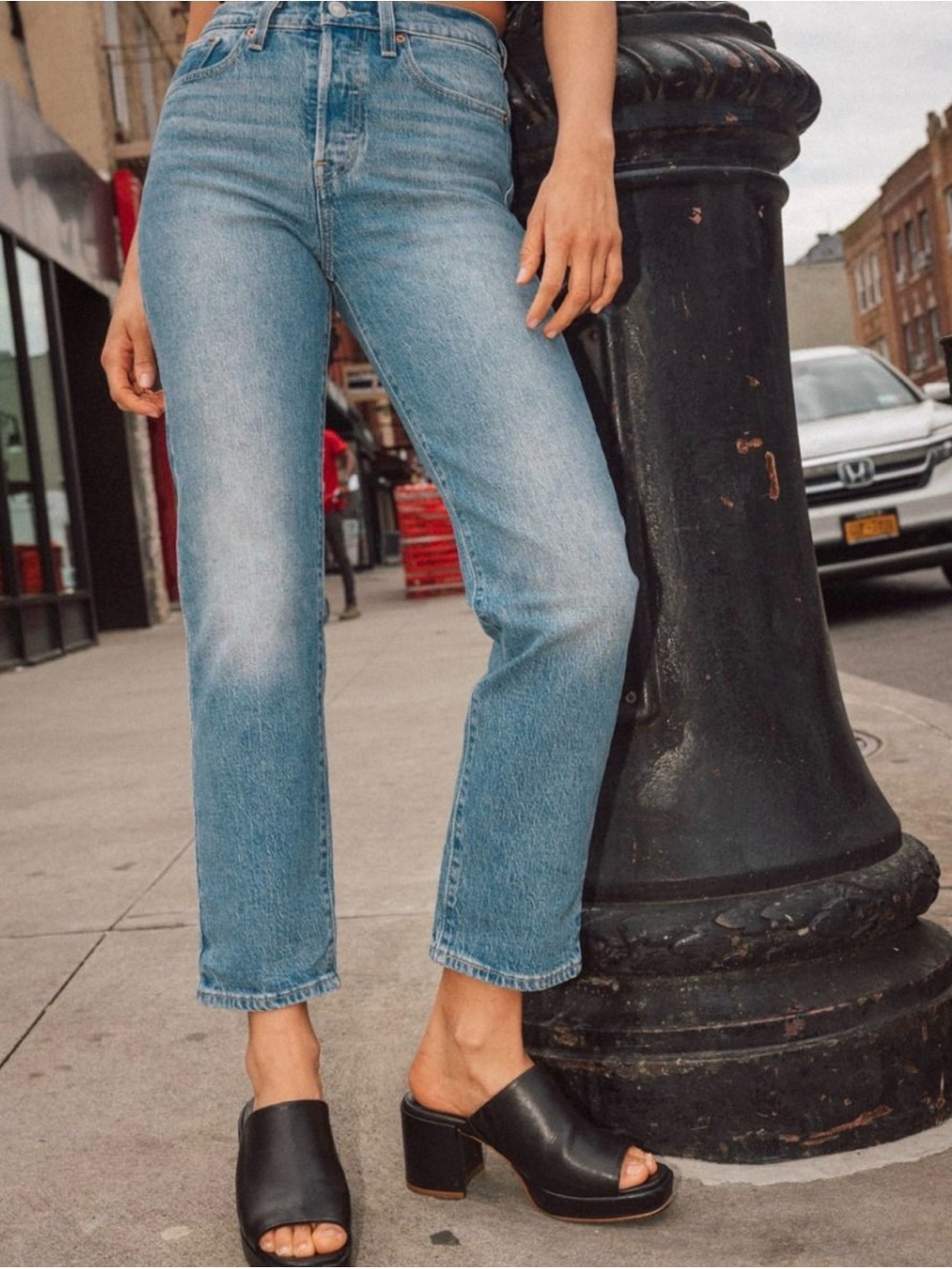 Levi's Blue Wedgie Straight Women's Jeans